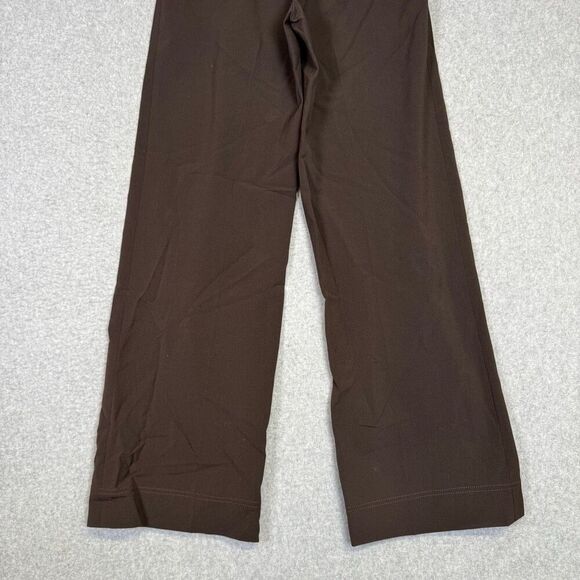 Vintage St. John Sport Women's Size 6 Brown Wide Flare Leg Dress Pants Trousers - Picture 9 of 12